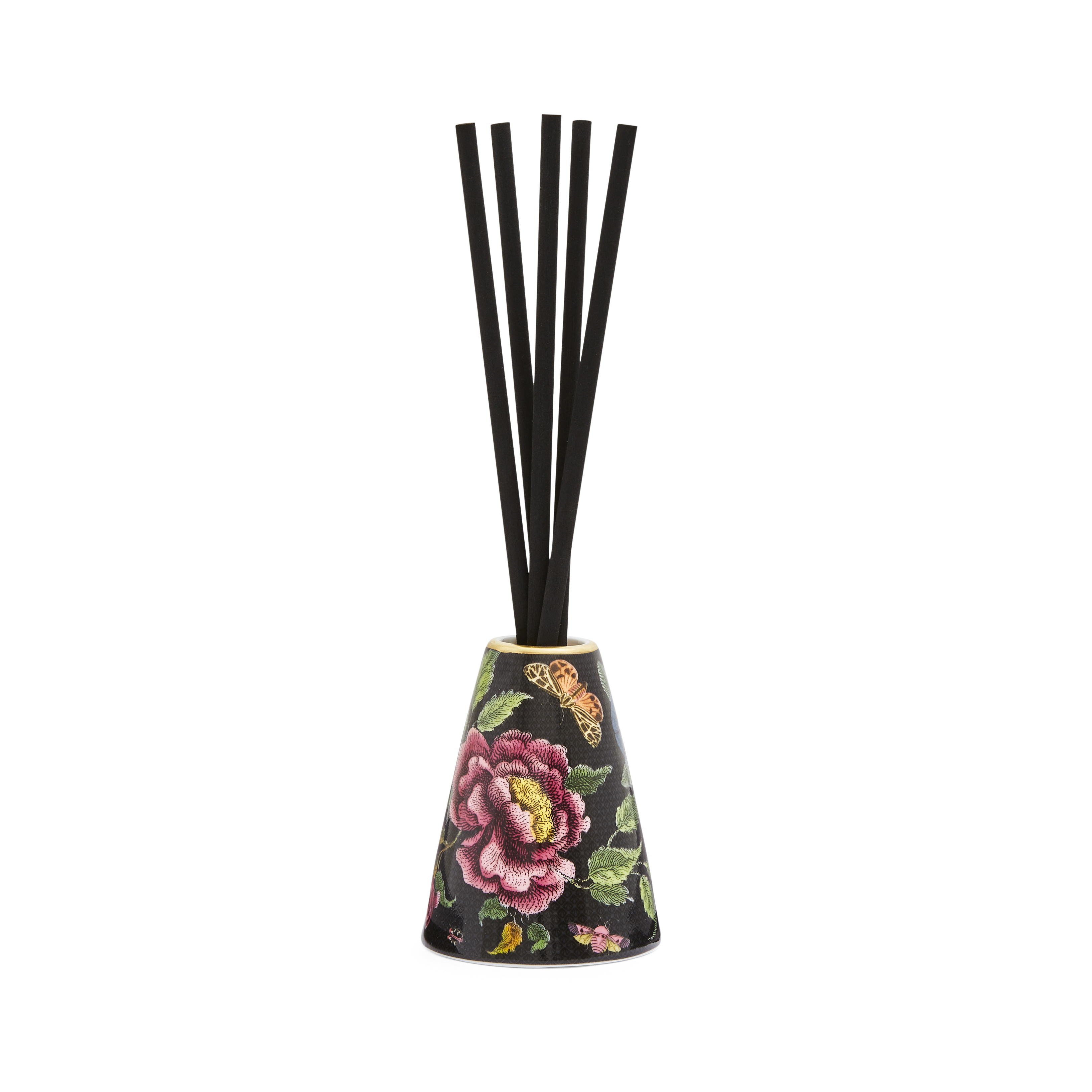 Creatures of Curiosity Cream Dark Floral Reed Diffuser image number null